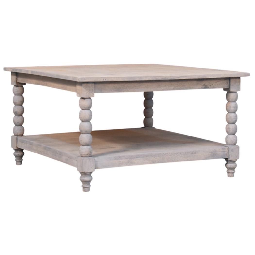 Spindle Acid Wash Coffee Table | Spindle Detailing | Living Room Furniture