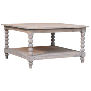 Spindle Acid Wash Coffee Table | Spindle Detailing | Living Room Furniture