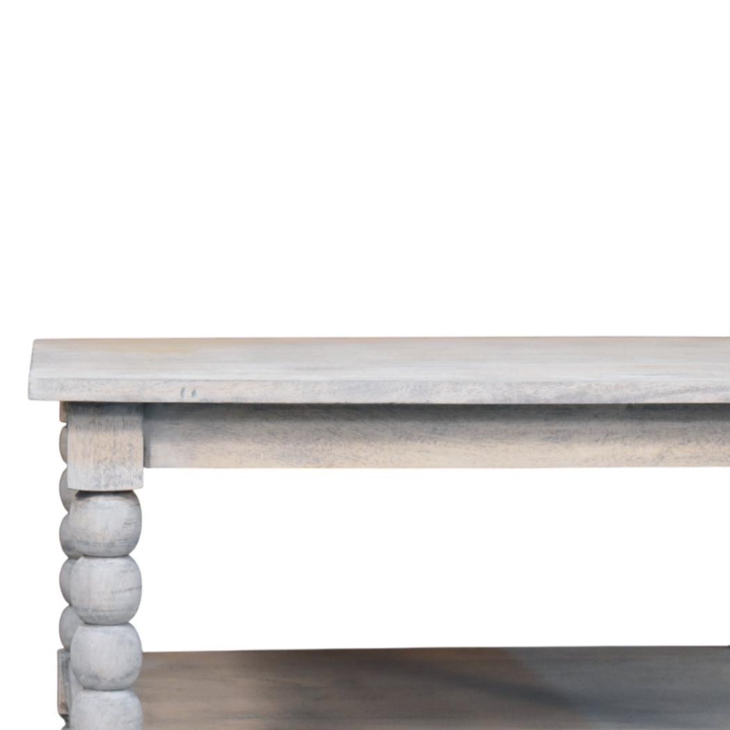 Spindle Acid Wash Coffee Table | Spindle Detailing | Living Room Furniture