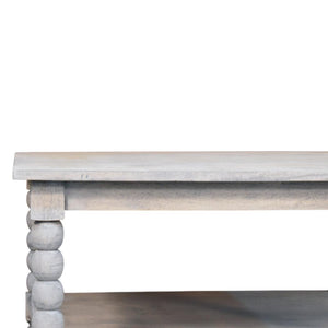 Spindle Acid Wash Coffee Table | Spindle Detailing | Living Room Furniture