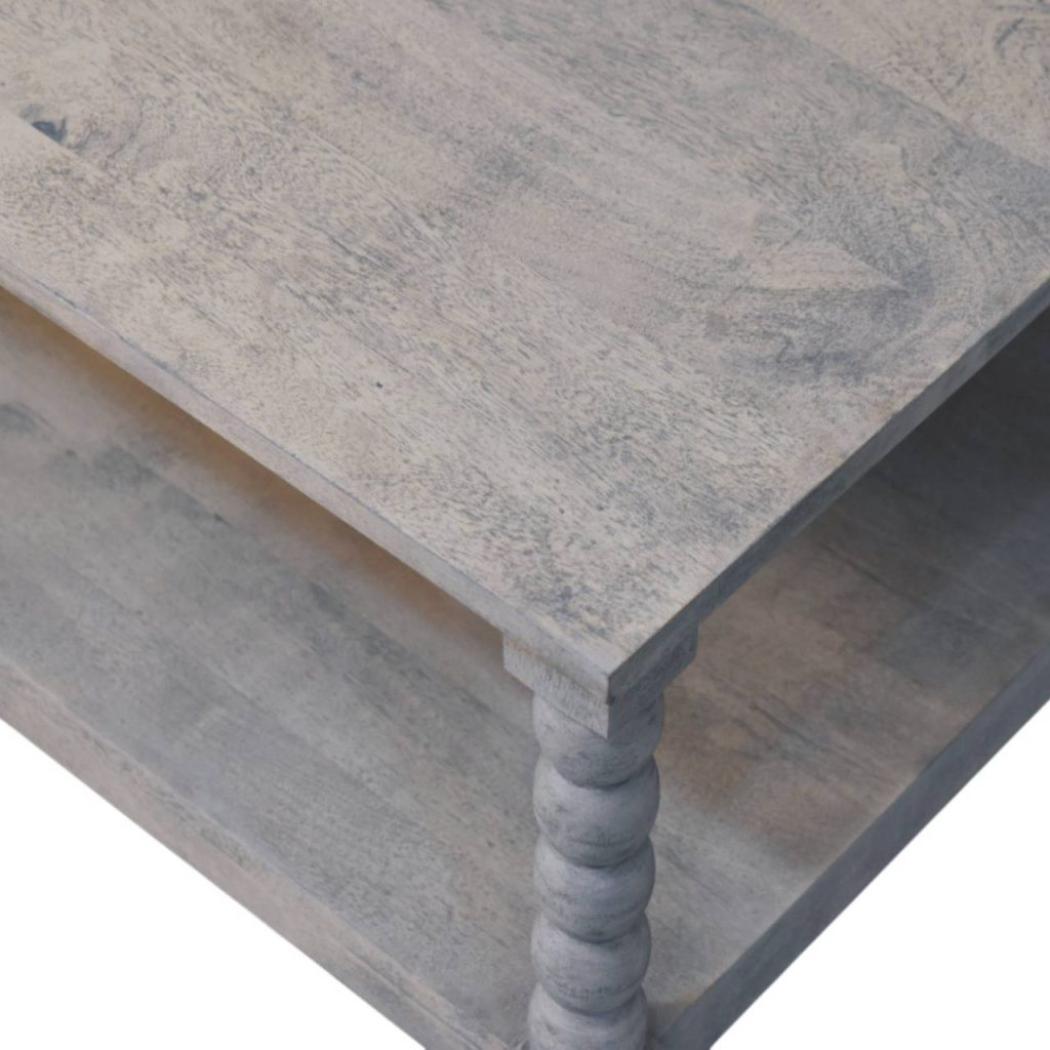 Spindle Acid Wash Coffee Table | Spindle Detailing | Living Room Furniture