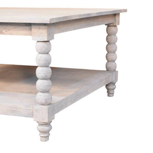 Spindle Acid Wash Coffee Table | Spindle Detailing | Living Room Furniture
