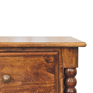 Oakridge Shoe Cabinet | Leather Detail | Entryway Storage