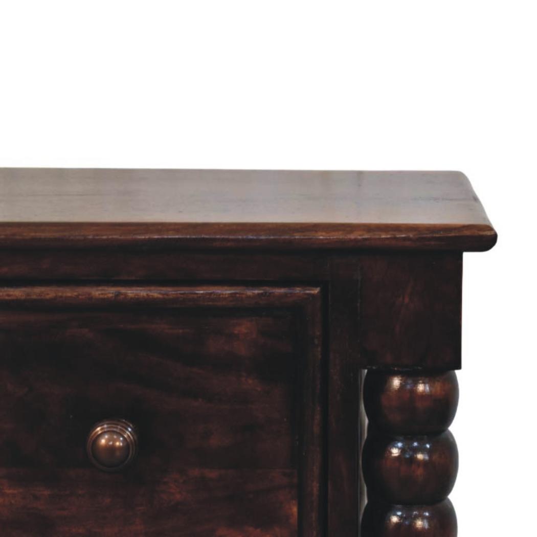 Spindle Duo Bedside Table | Textured Bedroom Storage