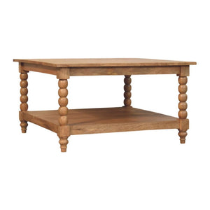 Spindle Golden Teak Coffee Table | Spindle Detailing | Living Room Furniture