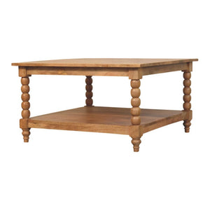 Spindle Golden Teak Coffee Table | Spindle Detailing | Living Room Furniture
