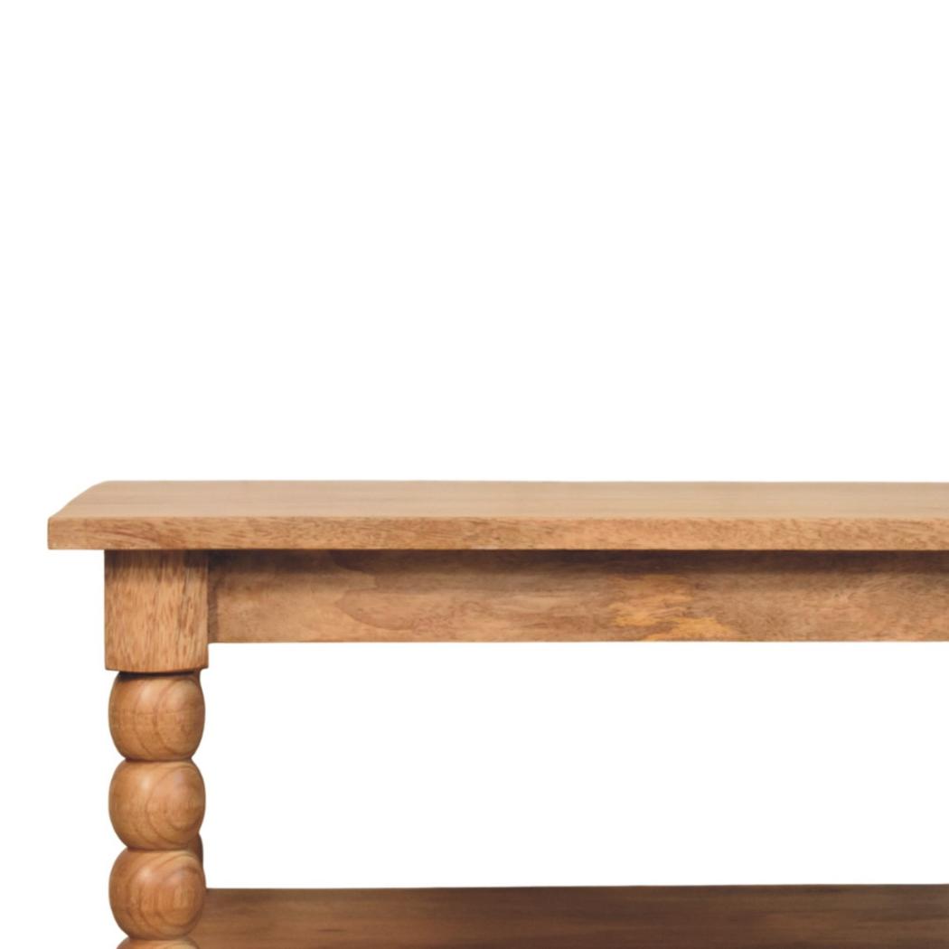 Spindle Golden Teak Coffee Table | Spindle Detailing | Living Room Furniture