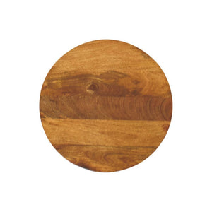 Spindle Heritage Round Side Table | Classic Textured Accent Table
