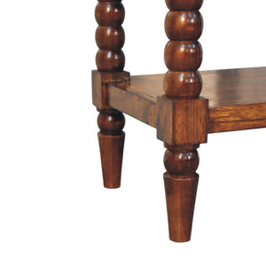 Spindle One-Drawer Side Table | Textured Accent Furniture