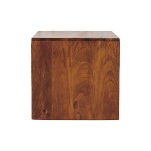 Sunburst Wall-Mounted Bedside Table | Floating Storage | Textured Design