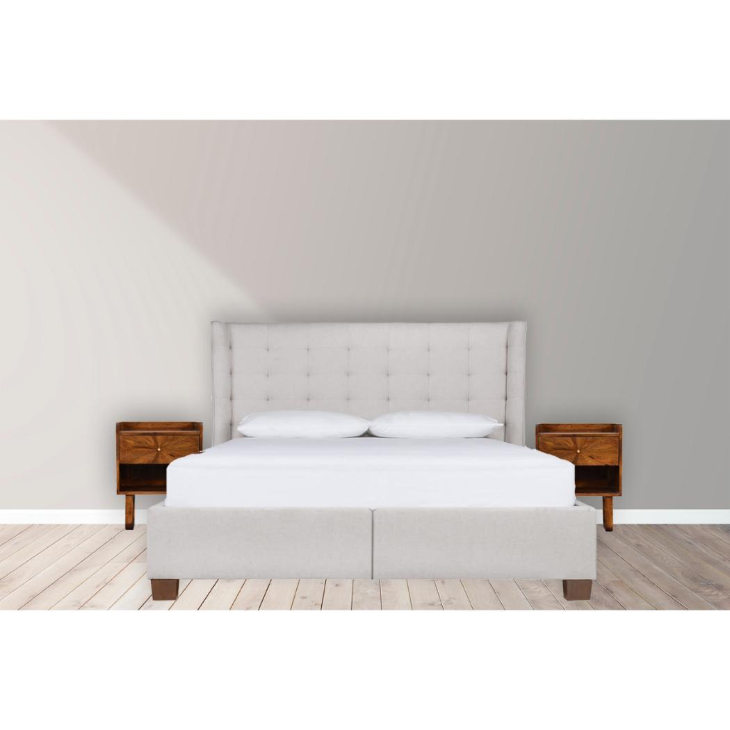Sunrise Open Bedside Table | Chestnut Finish | Open Bedroom Storage