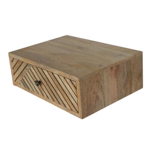 Taupe Floral Bone Inlay Console Table | Solid Mango Wood | Handcrafted Hallway Furniture