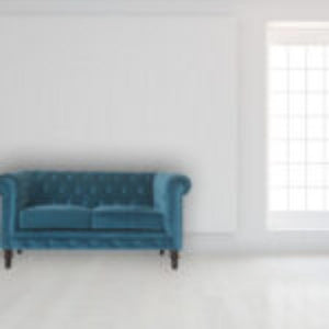 Teal Chesterfield Sofa | Velvet Upholstery | Solid Mango Wood Frame | Classic Seating