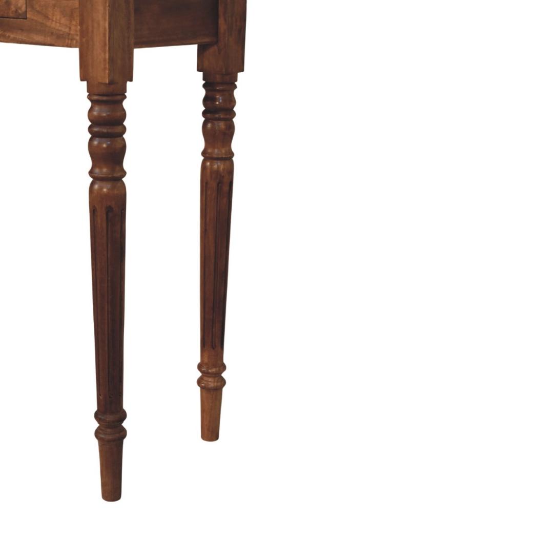 Three Drawer Console Table | Classic Turned Leg Storage