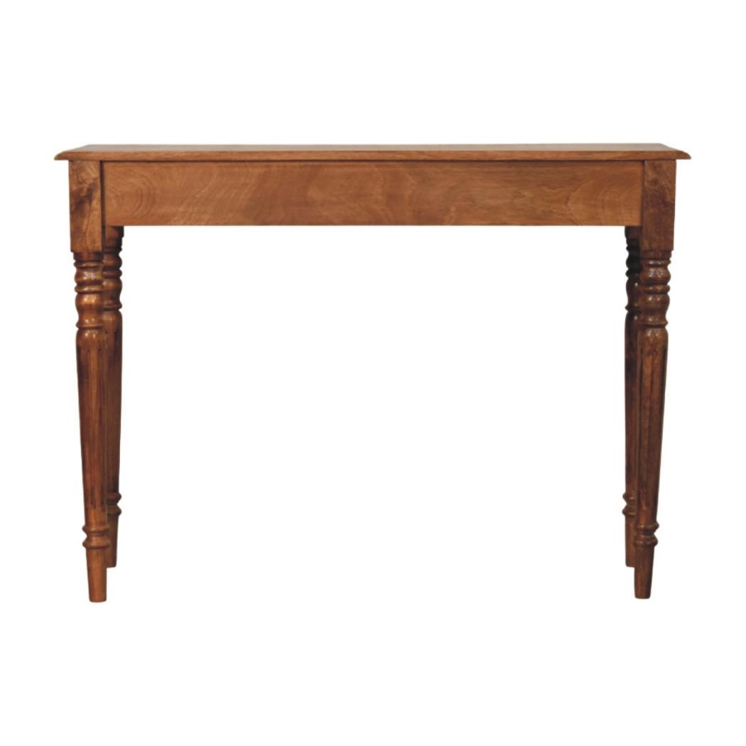 Three Drawer Console Table | Classic Turned Leg Storage