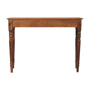 Three Drawer Console Table | Classic Turned Leg Storage