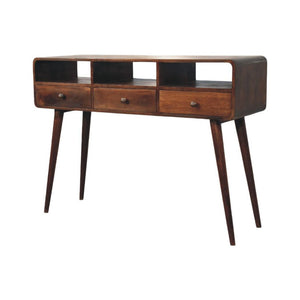 Three Drawer Console Table | Hallway Storage | Streamlined Design