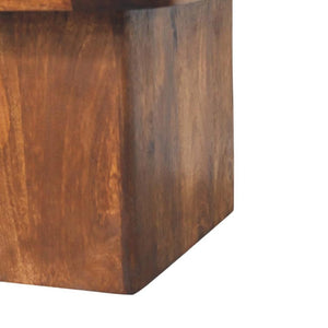 Travertine-Top Tray Coffee Table | Stone Living Room Centrepiece