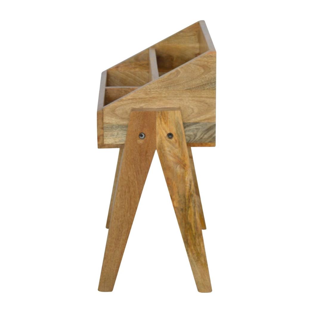 Trestle Magazine Rack | Open Book & Magazine Storage | Compact Living Room Organiser