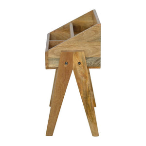 Trestle Magazine Rack | Open Book & Magazine Storage | Compact Living Room Organiser
