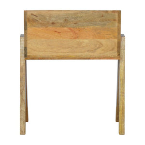 Trestle Magazine Rack | Open Book & Magazine Storage | Compact Living Room Organiser