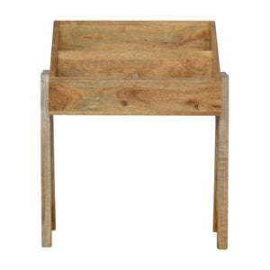 Trestle Magazine Rack | Open Book & Magazine Storage | Compact Living Room Organiser