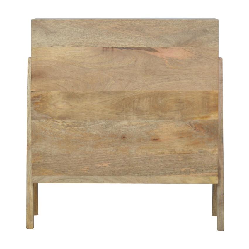 Trestle Mango Wood Chest of Drawers | 3 Drawers | Oak Finish
