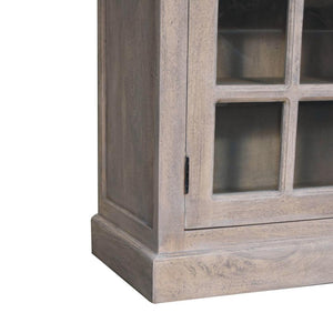Triple Glazed Cabinet | Stone Wash Finish | Display Storage