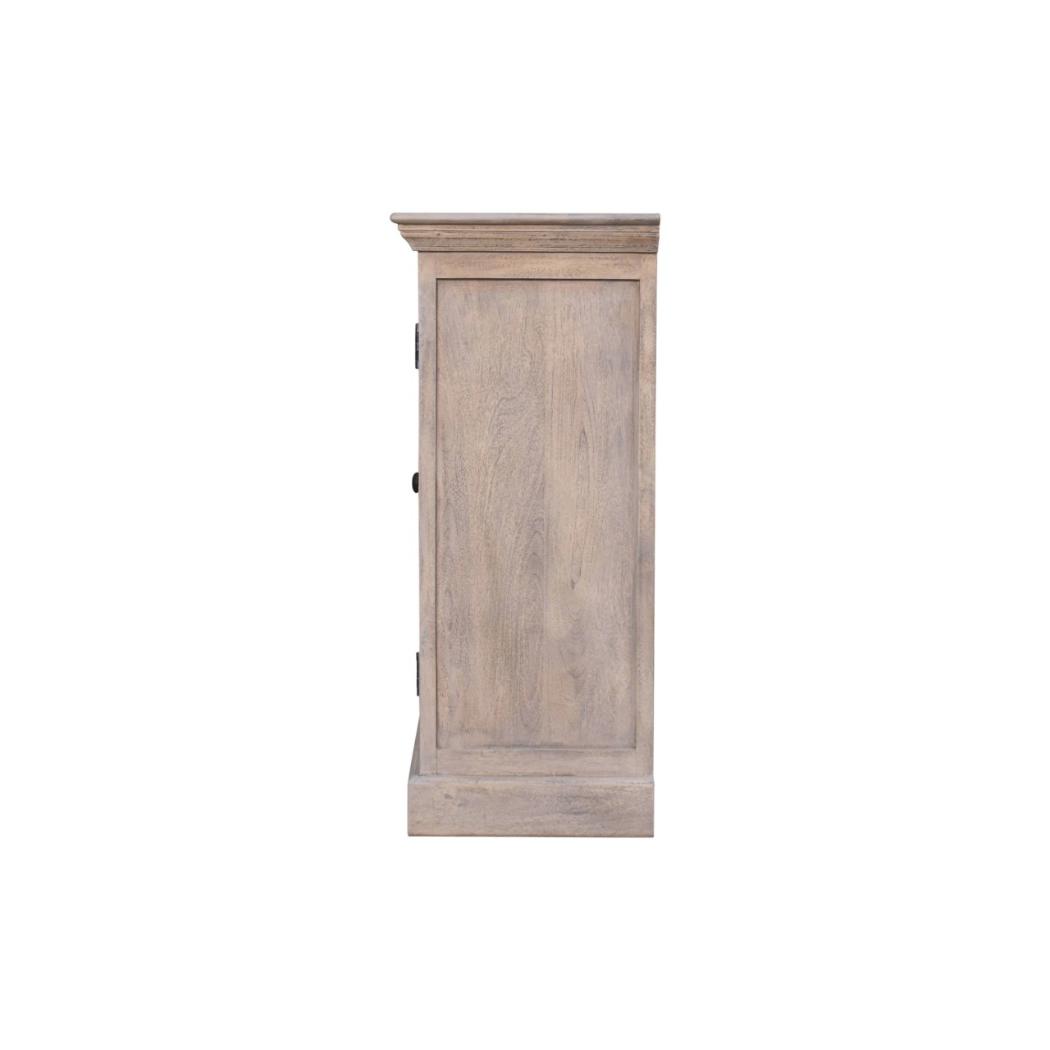 Triple Glazed Cabinet | Stone Wash Finish | Display Storage