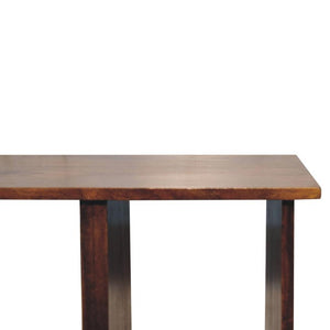 Triple Open Style Coffee Table | Solid Mango Wood | Living Room Storage
