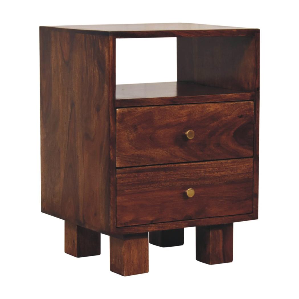 Tula Bedside Table | Compact Bedroom Storage | Contemporary Design