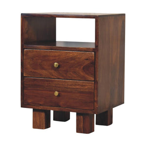 Tula Bedside Table | Compact Bedroom Storage | Contemporary Design