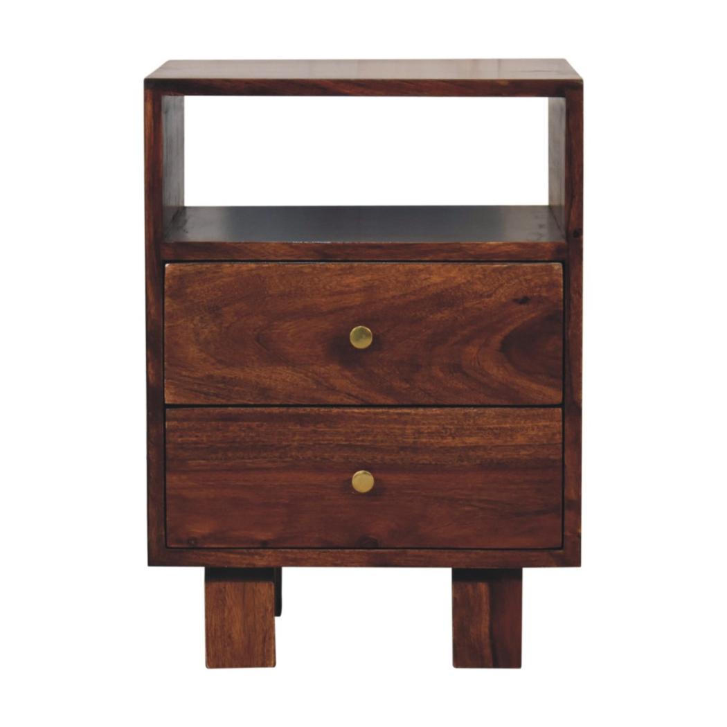 Tula Bedside Table | Compact Bedroom Storage | Contemporary Design