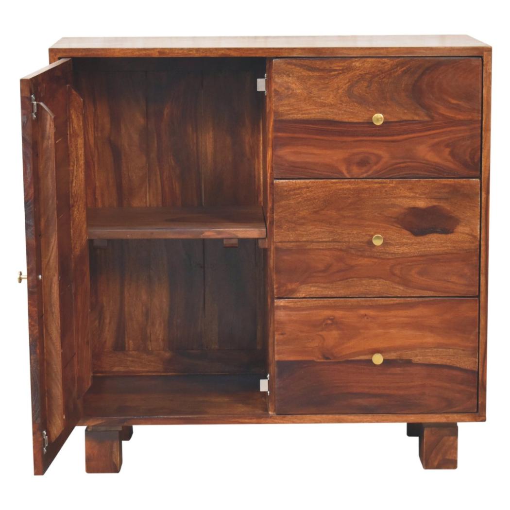 Tula Mini Sideboard | Compact Storage Cabinet | Contemporary Design