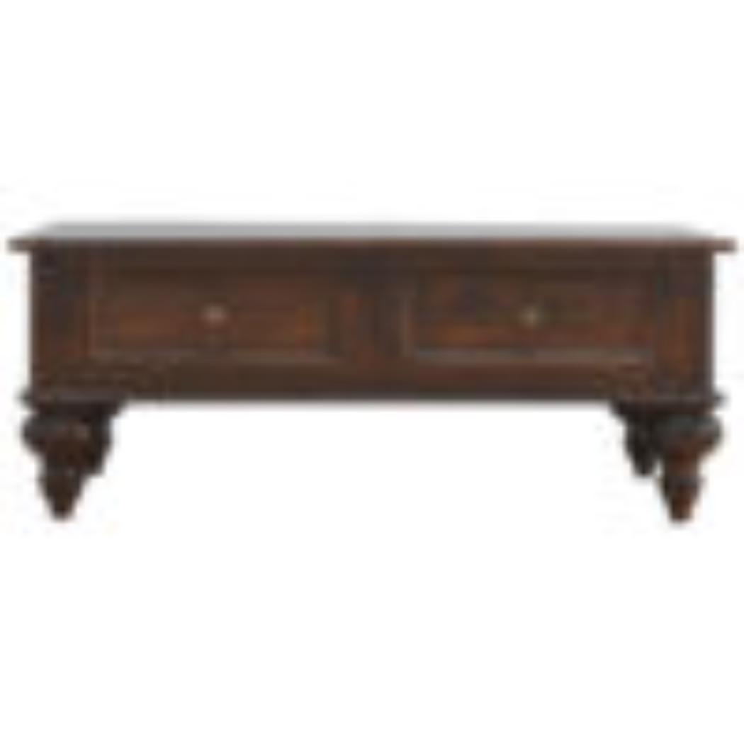 Turned Coffee Table | 4 Drawer Storage | Classic Living Room Design