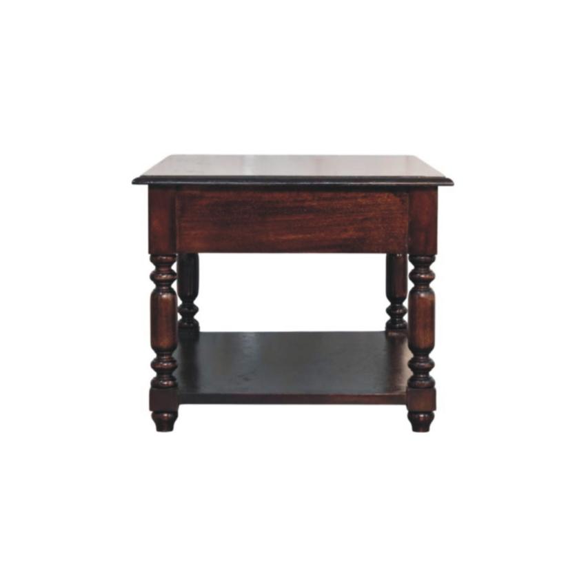 Turned Legs Cherry Console Table | Warm Timber Hallway Table | Classic Entryway Furniture