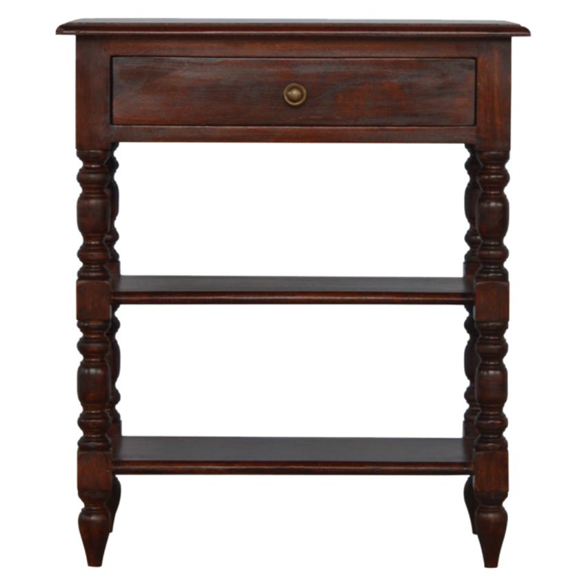 Turned Occasional Table | Solid Wood | Artisan Side Table