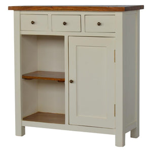 Two-Tone Kitchen Storage Unit | 3 Drawers | Mango & Acacia Wood