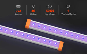 UV LED Grow Light Bars | 30 Watt | Set Of 2 | Spider Farmer
