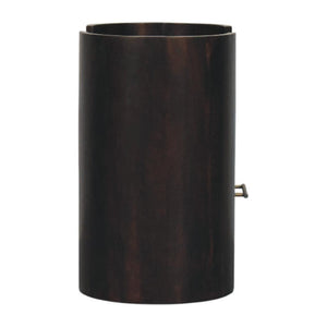 Valencia Bedside Table | Solid Mango Wood | Soft Curved Profile | Compact Nightstand