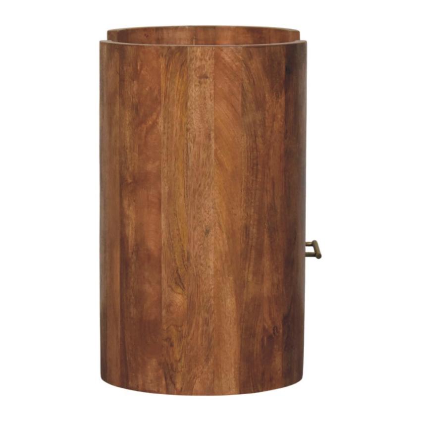 Valencia Sculpted Bedside | Solid Wood Nightstand with Curved Detail
