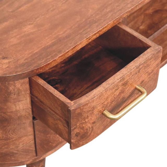 Valenza 2 Drawer Media Unit | Timber TV Cabinet | Living Room Storage