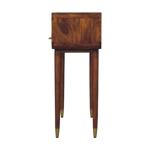 Valenza Curved Console Table | Solid Wood Hallway Table