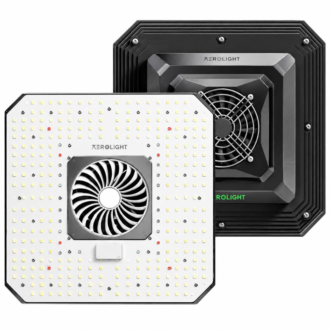 VIVOSUN AeroLight 120W LED Grow Light | Tunable Full Spectrum, Integrated Circulation Fan, GrowHub Compatible & 2x2 ft Coverage