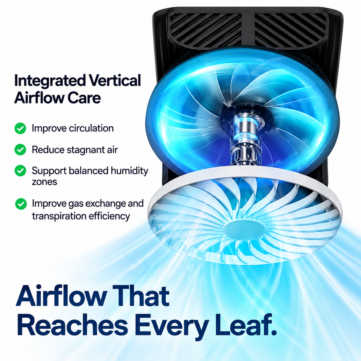 VIVOSUN AeroLight 240W LED Grow Light | Tunable Full Spectrum, Integrated Airflow & 4x2 ft Coverage
