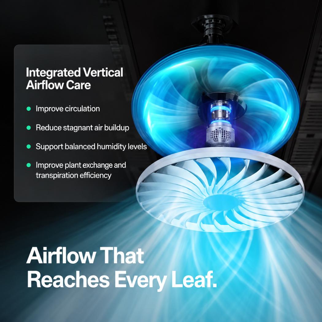 VIVOSUN AeroLight 350W LED Grow Light | Tunable Full Spectrum, Integrated Airflow & 3x3 ft Coverage
