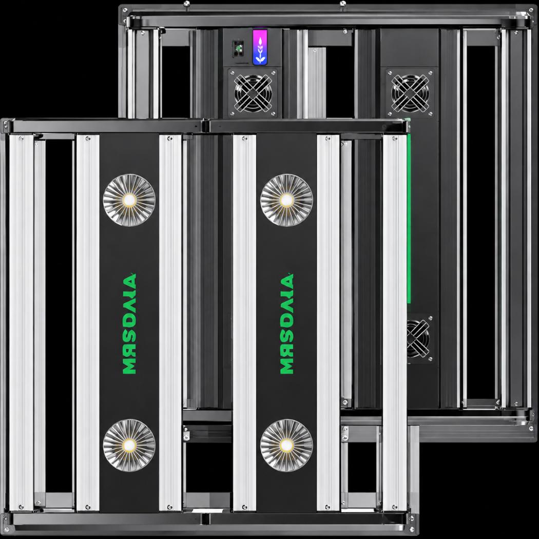 VIVOSUN AeroLight 550W LED Grow Light | Tunable Full Spectrum, Integrated Airflow & GrowHub App Control | 4x4 ft Coverage