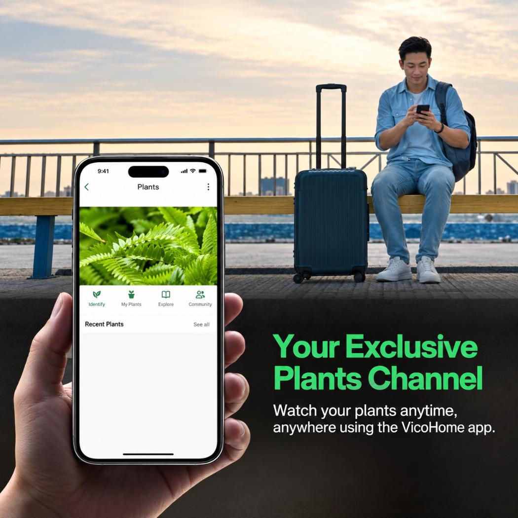 VIVOSUN GrowCam C4 Smart Grow Camera | 2K QHD, Night Vision, Timelapse & App Control