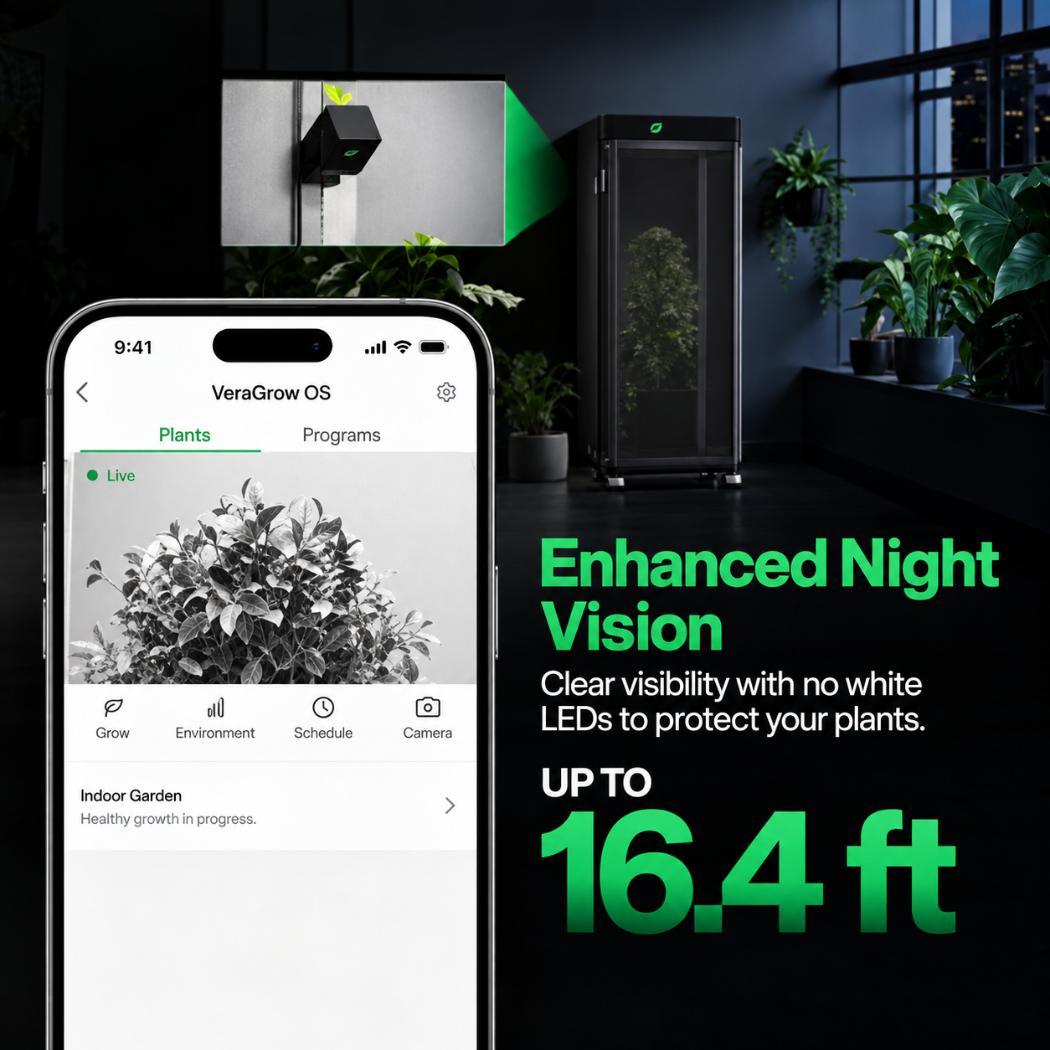 VIVOSUN GrowCam C4 Smart Grow Camera | 2K QHD, Night Vision, Timelapse & App Control