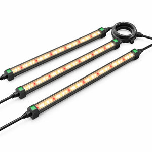 VIVOSUN LumaRay Side Lights 4-Bar | 50W Full Spectrum LED Grow Light Bars & SGS Compatible